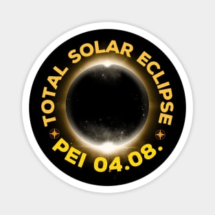 Total Solar Eclipse 2024, Prince Edward island, Canada Magnet